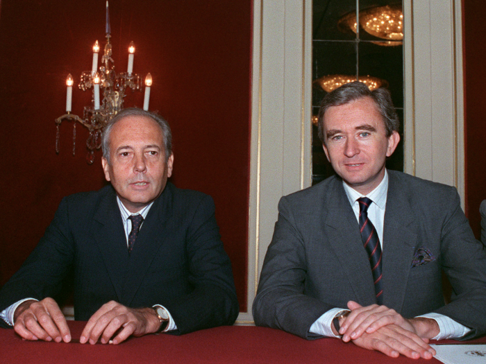 After graduating, Arnault spent a stint working for his father