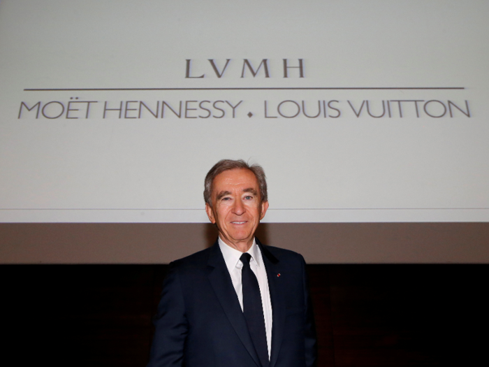 Arnault owns a 96.5% stake in Christian Dior, which controls 41% of LVMH.