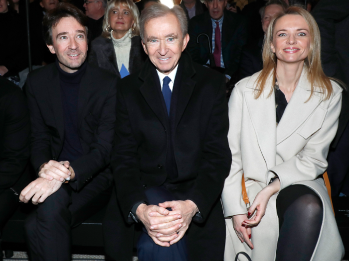 The business is a family affair; four of Arnault