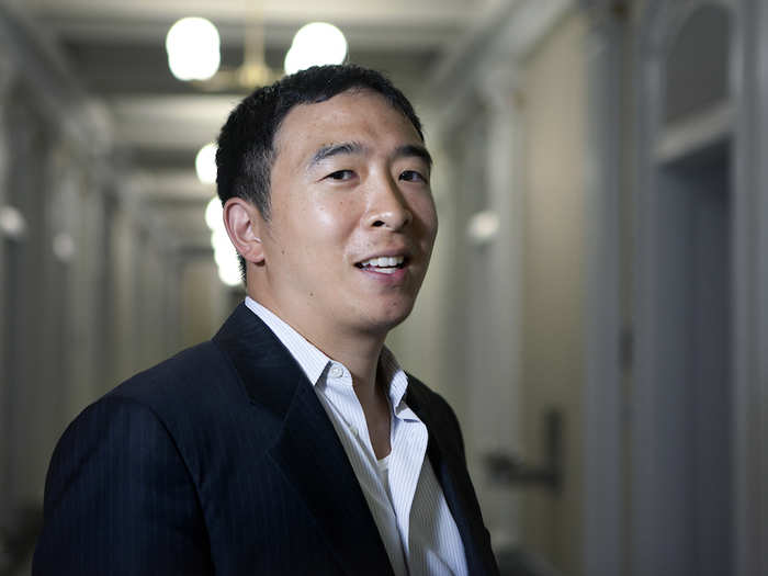 Entrepreneur and businessman Andrew Yang said in December that federal "criminalization of marijuana is stupid and racist, particularly now that it