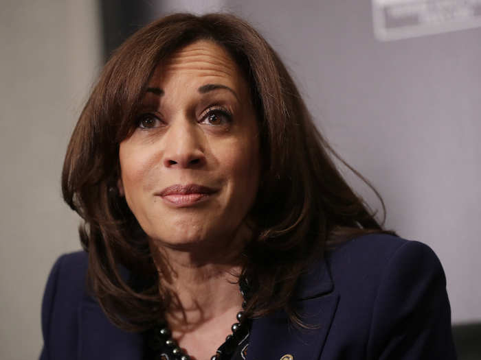 Sen. Kamala Harris of California prosecuted hundreds of marijuana offenses while serving as California