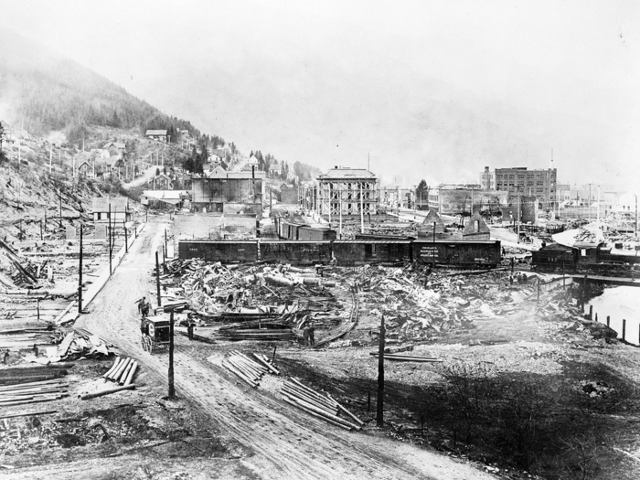 The Great Fire of 1910 burned an area the size of Connecticut in two days and killed 87 people.