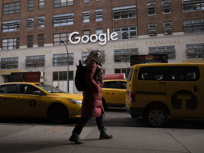 Google: a net 22% of Americans say the tech giant leans Democratic.