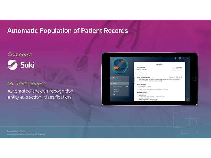 Suki automatically updates medical records, so doctors can spend more time with their patients.