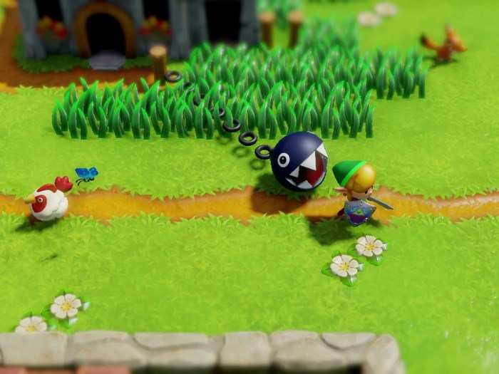 And yes, there are chickens for Link to torment (and be terrorized by). Watch out for the chain chomps!