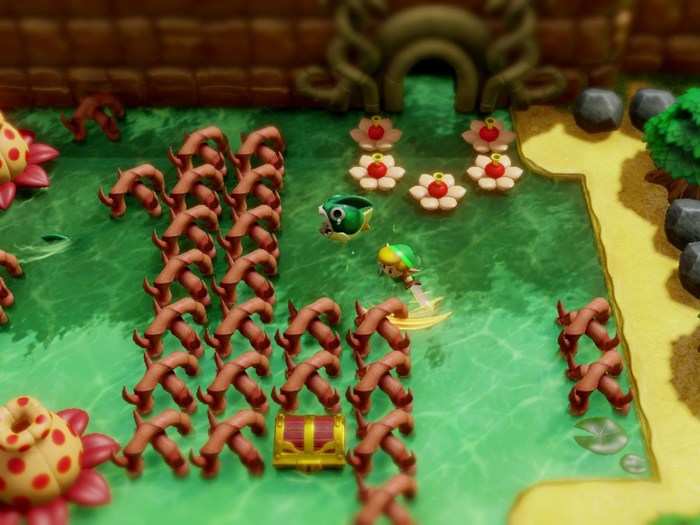 Despite being an early "Zelda" game, "Link