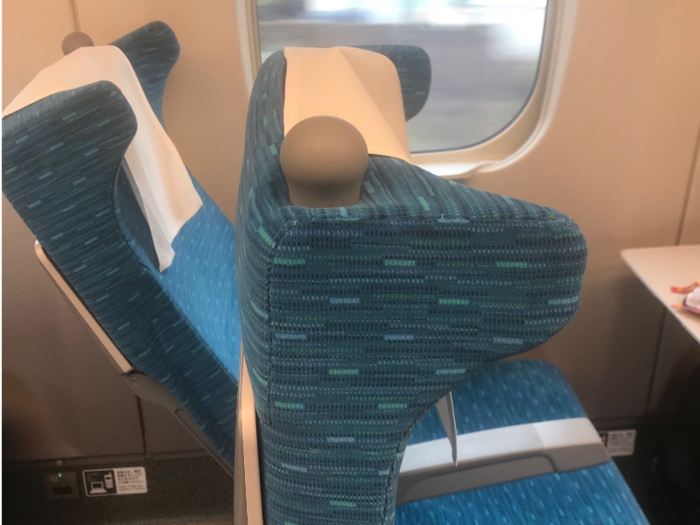 The seats also had serious reclining capability. They went back several inches past where a typical airplane seat would, which was especially impressive considering every other train I