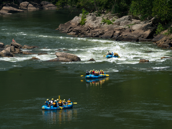 ...and go whitewater rafting.