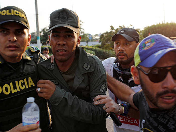 "In the morning, an arepa, and that’s it," Ignacio Cruz, a army noncommissioned officer, told The Journal, referring to a kind of Venezuela corn pancake. "Lunch is rice with some sauce. It