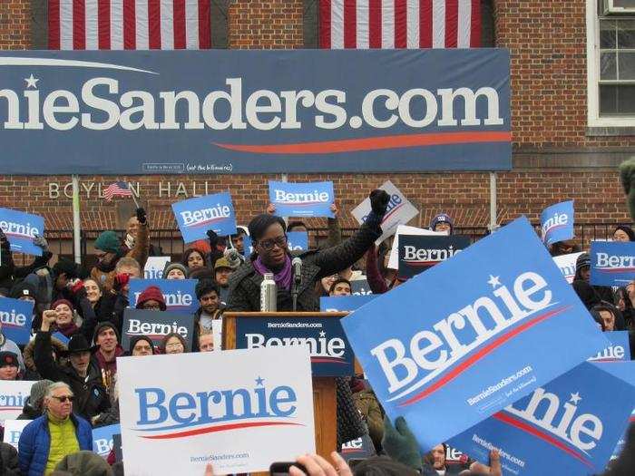 Nina Turner, president of Our Revolution and a co-chair on Sanders