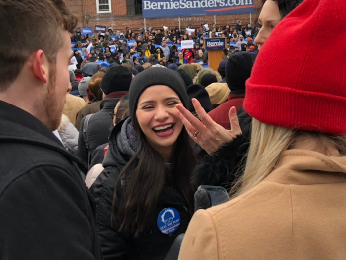 Jessie Rodriguez, 30, is originally from Bogota, Colombia. Rodriguez, who now lives in Brooklyn, told INSIDER she became a US citizen in September 2015 so she could vote for Sanders. "I believe in him more than anyone else," Rodriguez said, adding that as a "minority and a woman" she