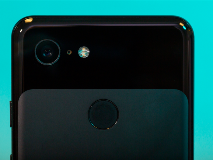 The Pixel 3 has a fingerprint sensor to unlock your phone that