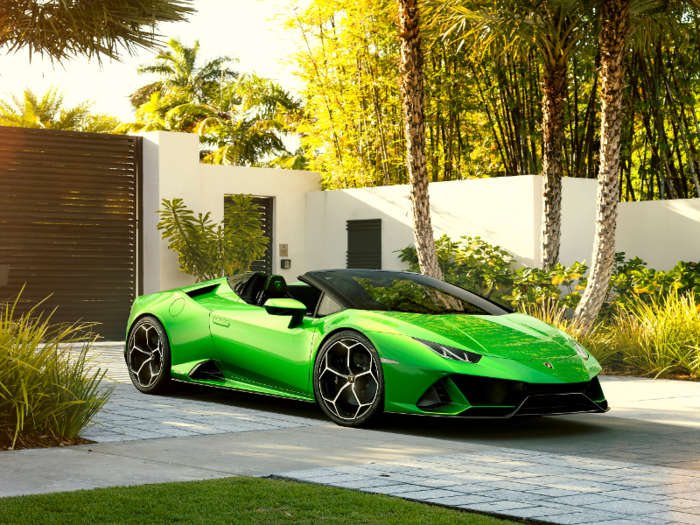 Lamborghini will introduce the latest convertible version of its Huracan supercar dubbed the EVO Spyder.