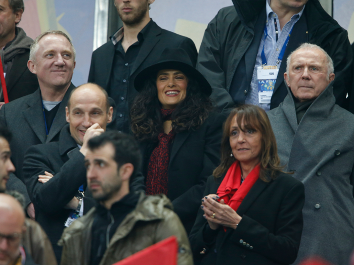 Pinault and his son and daughter-in-law are sometimes seen at soccer games. Pinault currently owns Stade Rennais soccer club, based in Brittany near his hometown.