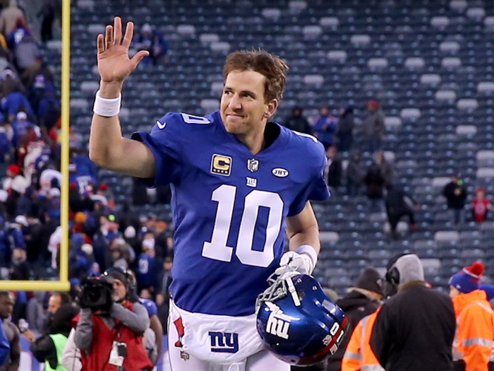 16. Eli Manning, QB — $235.3 million