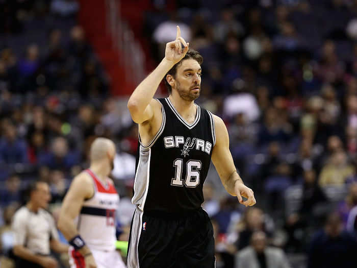 25. Pau Gasol — $215.0 million