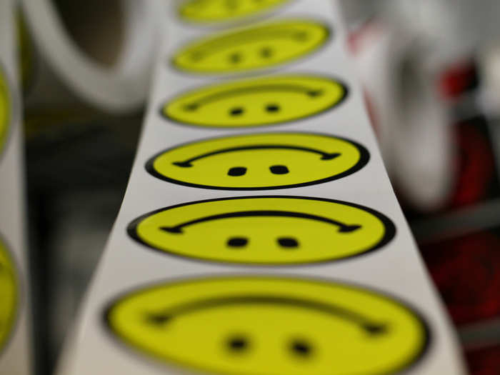 In 1963, Harvey Ball drew a smiley face outlined with a circle and filled with yellow for $45 to liven up buttons and badges. He never trademarked the design, though. Today, SmileyWorld owns the design, and makes over $250 million a year.