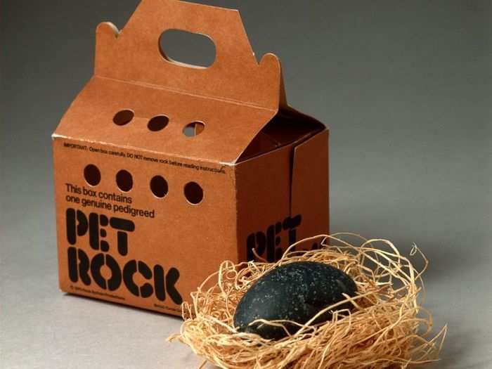 Gary Dahl, an advertising executive, was known to joke. After listening to his friends talk about the perils of taking care of a pet, he created the Pet Rock in 1975, putting nearly $6 million in his pocket.