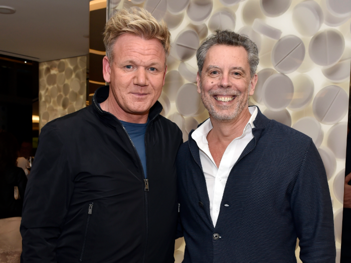 ... which included several celebrity guests, such as chef Gordon Ramsay and architect Peter Bentel.