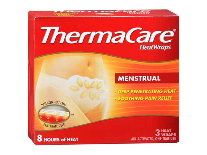  Menstrual cramp heat-wraps 