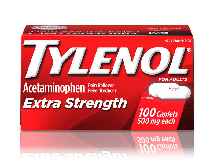 Extra Strength Tylenol for pain relief