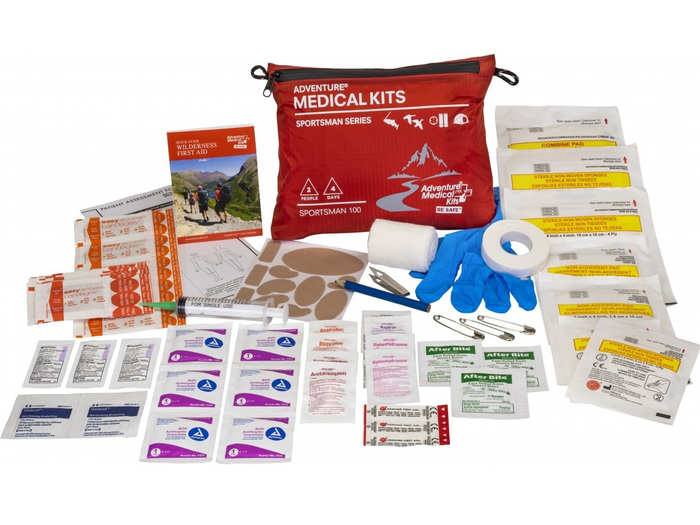 A sportsman first-aid kit