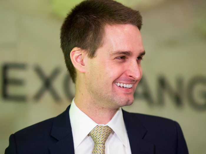 26 (TIE). Evan Spiegel