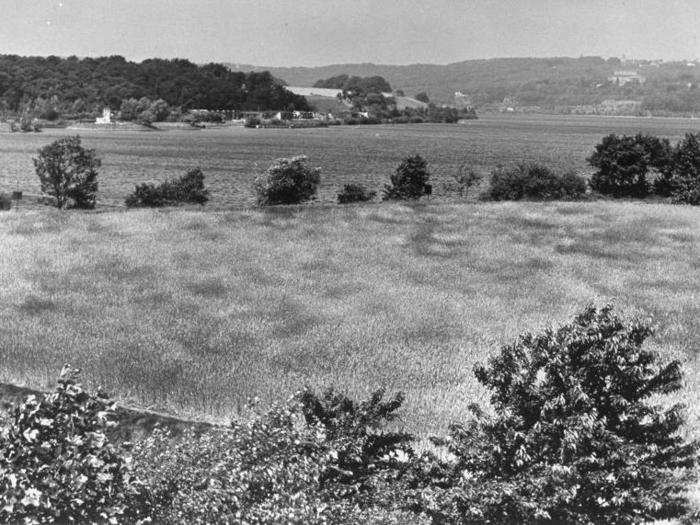 The Albrechts had "fortress-like" homes along the hillsides near the Ruhr Valley in Essen.