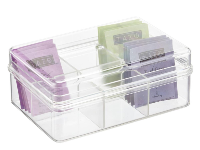 A tea organizer