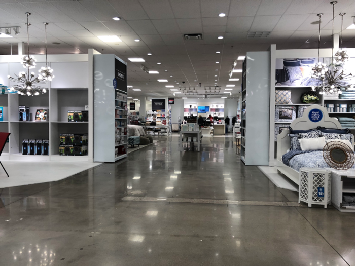 Then we visited a JCPenney store in a strip mall. We were blown away by this store from the moment we walked in the door.