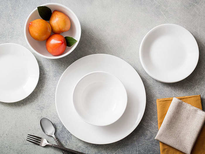 Matching dinnerware