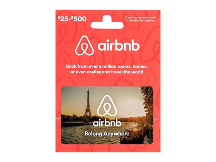 An Airbnb gift card for future adventures