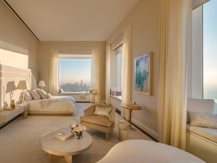 After sitting on the market for two years, the penthouse was split into two luxury apartments. The separate units sold for $30.7 million and $30.2 million.