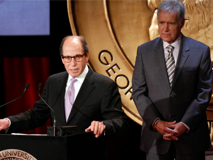 Trebek was also awarded a Peabody Award for "Jeopardy!" the following year in 2012.