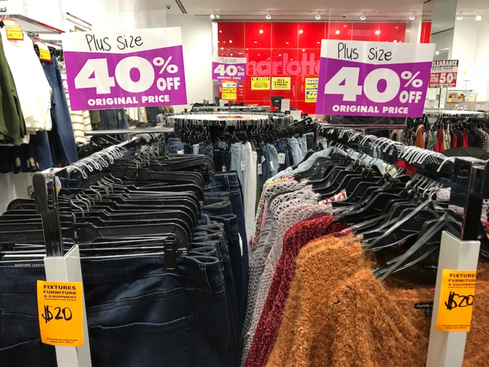 The entire store was on sale.