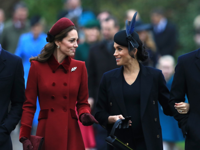 Kate Middleton and Meghan Markle