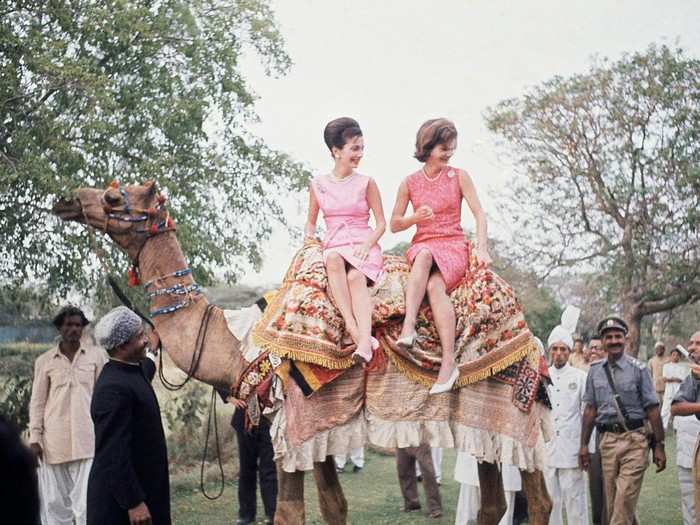 Jackie Kennedy and Lee Radziwill