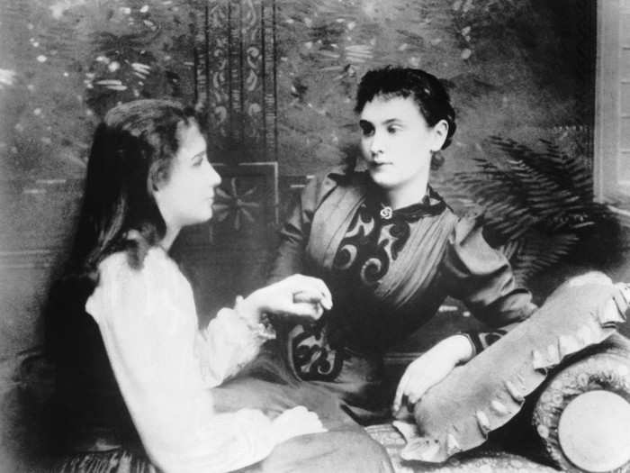 Helen Keller and Anne Sullivan