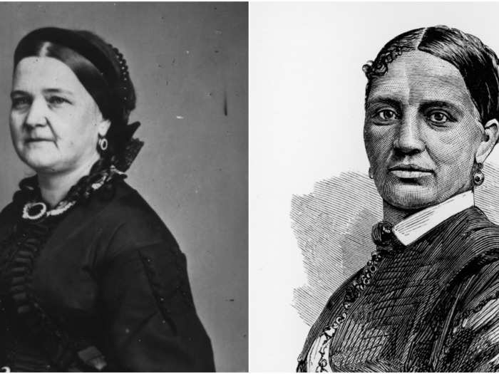 Mary Todd Lincoln and Elizabeth Keckley