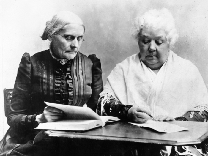 Susan B. Anthony and Elizabeth Cady Stanton