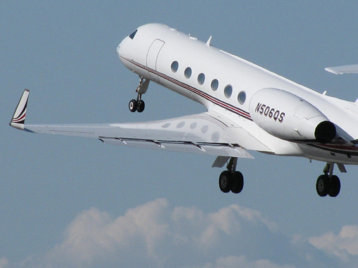 Cuban actually put himself in the Guinness Book of World Records when he bought his first plane, a Gulfstream V jet, in 1999. His $40 million purchase set the record for the largest single internet transaction.