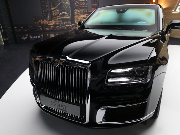 The Senat is powered by a 598 horsepower, 4.4-liter, V8 engine paired with a hybrid drive system.