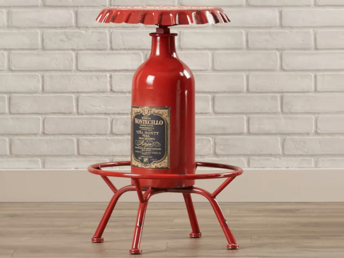 An alcohol-inspired stool