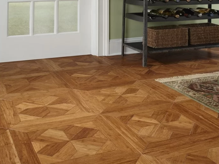 This parquet flooring