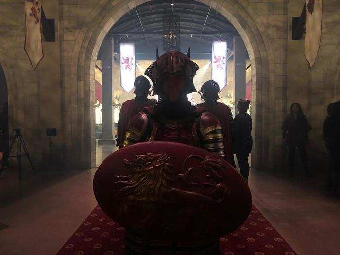 Armed guards watch the cathedral, prohibiting anyone from accidentally venturing into the ceremony.