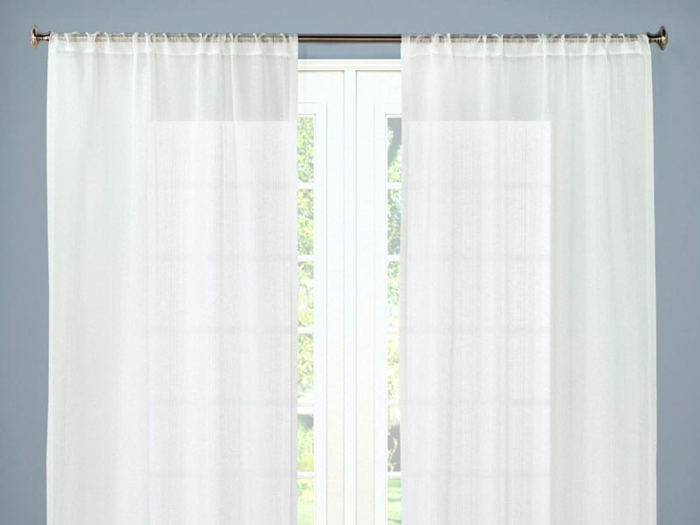 An under-$10 sheer curtain panel