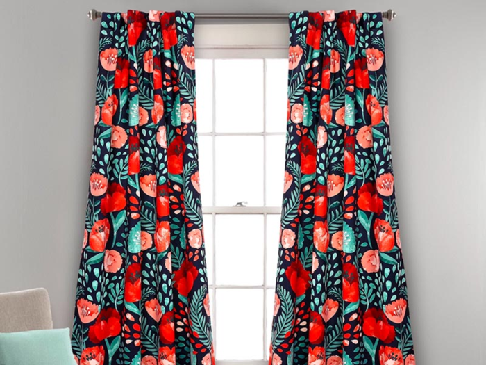 Fun and colorful curtains