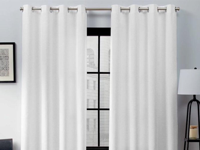 Elegant linen curtains