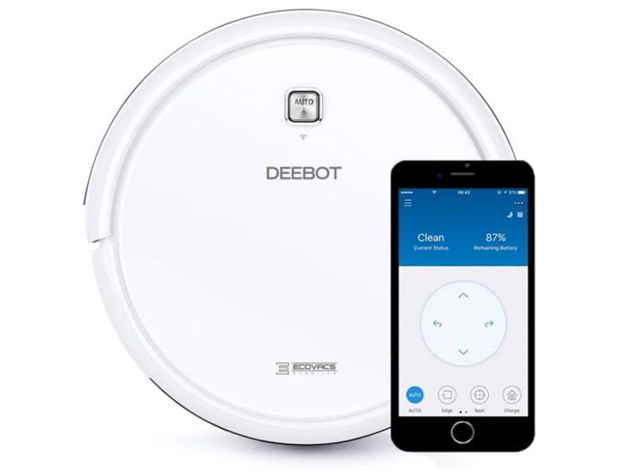 An Alexa- and Google Home-compatible robot vacuum