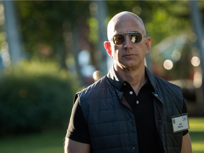 Later in the meeting, Bezos used his breakfast as a metaphor for Amazon